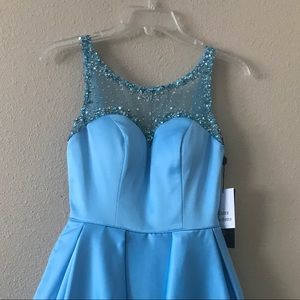 Blue Cocktail Dress